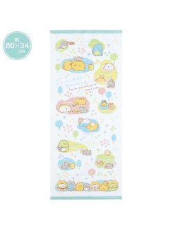 ผ้าขนหนู Sumikko Gurashi - Dog Cosplay with Puppy สีขาว ขนาด 80 x 34 ซม.