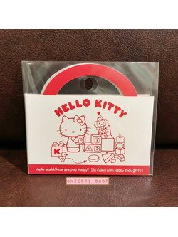 Sticky / Index Note ลาย Hello Kitty สีขาว ทำเป็นแบบกระเป๋าหิ้ว ขนาดแผ่นละ 1.5 x 4.5 ซม. รวม 75 แผ่น