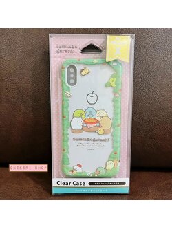 Case iPhone X from Japan แบบแข็ง ลาย Sumikko Gurashi กรอบเขียว
