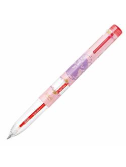 ปลอกปากกา Zebra Sarasa Prefill ใส่ได้ 5 ไส้ จาก Disney Princess (Limited) พร้อมหมึกสีแดง ลาย Rapunzel สีชมพู