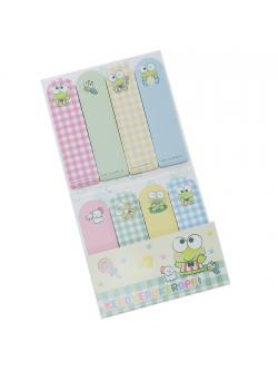 Sticky Note / Index Post it ลาย Keroppi Colorful มี 8 ลาย ขนาด 6.3 x 12.4 ซม.