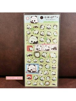 สติกเกอร์ Hamipa Sticker จาก San-X ลายสีเขียว ขนาด 20 x 9.5 ซม.