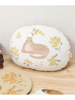 หมอน Studio Clip Cushion ลายน้องแมว ผลงานคุณ necktie (ネクタイ) ศิลปินญี่ปุ่น ขนาด 35 x 45 x 15 ซม.