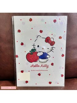 แฟ้ม A4 Hello Kitty Asakusa (Limited) สีขาว เป็นแบบวิ้ง ๆ มีเฉพาะที่ Sanrio Asakusa เท่านั้น