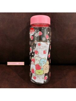 กระบอกน้ำ Sumikko Gurashi Strawberry Fair ขนาด 500 ml สูง 19 ซม. ทนความร้อนได้ 100 องศา ทนความเย็น -20 องศา