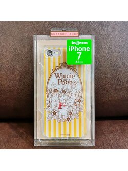 Case iPhone 7/8 from Japan แบบ Soft TPU ลาย Disney Winnie the Pooh สีเหลืองขาว