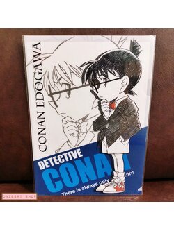 แฟ้ม A4 ลาย Detective Conan ลายสีขาว