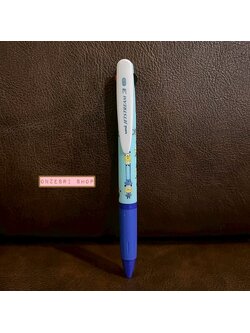 ปากกา Jetstream 0.5 ลาย Minion สีฟ้า หมึกมี 3 สี แดง ดำ น้ำเงิน ตรงที่เสียบเป็นแบบคลิป ติดแน่น
