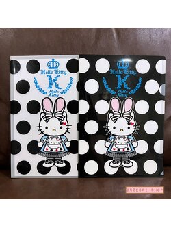เซ็ตแฟ้ม A4 Hello Kitty x Alice in Wonderland มี 2 แฟ้มในเซ็ต