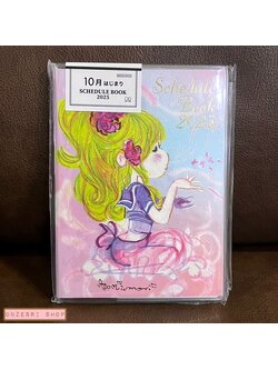 สมุด 2025 Schedule Book เล่มบาง A6 ลาย Ado Mizumori - Girl สีชมพู ขนาด 10.5 x 15.2 ซม. (64 หน้า)