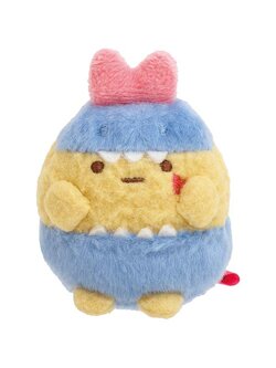 ตุ๊กตา Sumikko Gurashi Welcome to the Night Park ไซส์ SS แบบหางกุ้งเทมปุระใส่ชุดสัตว์ประหลาด ขนาด 7 x 4.5 x 3.5 ซม.