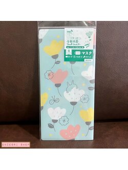 Mizutama Ticket Holder / Mask Holder แบบสีฟ้า ขนาด 10.5 x 21.5 ซม. เป็นแฟ้มเล็กแบบยาว สามารถนำไปใส่ใบเสร็จ เอกสาร ตั๋ว หรือไว้เก็บหน้ากากอนามัยได้ค่ะ