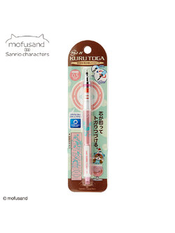 ดินสอกด Kurutoga ลาย mofusand x Sanrio Characters แบบสีชมพู