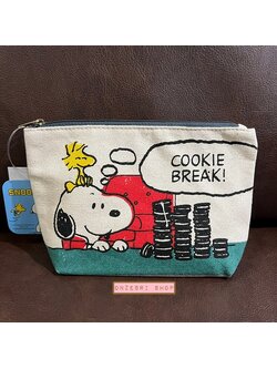 กระเป๋า Snoopy ลาย Cookie Break ! ขนาด 19.5 x 13 x 5 ซม.