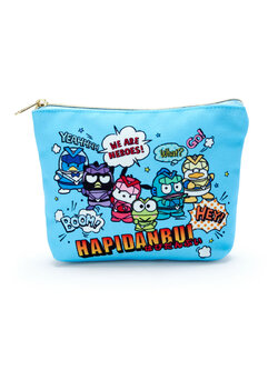 กระเป๋า Sanrio Hapidanbui Hero Collection Pouch ขนาด 21 x 5 x 15 ซม.