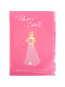 แฟ้ม A4 Disney Princess ลาย Aurora (Sleeping Beauty) สีชมพู แยกใส่เอกสารได้ 5 ช่อง