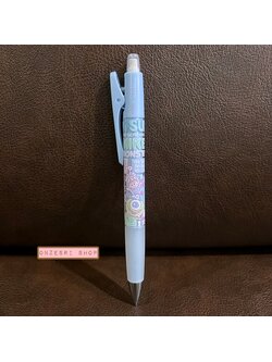 ดินสอกด Pilot Opt. ลาย Monster Inc. สีฟ้า สะดวกตรงการเขย่าไส้ได้แทนการกด ตรงคลิปที่หนีบเป็นแบบกด หนีบได้แน่น ไม่หลุดง่าย