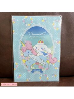 แฟ้ม A4 Sanrio Characters Harajuku ลาย Cinnamoroll มีเฉพาะที่ร้าน Sanrio Shop สาขา Harajuku เท่านั้น