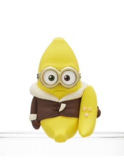 ตัวเกาะแก้ว PUTITTO Minion แบบ Banana Bob ตัวใหญ่ เกาะแล้วน่ารัก
