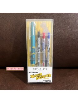เซ็ตปากกา Uni Style Fit พร้อมไส้ ลาย Detective Conan แบบ Toru Amuro เป็นปลอกปากกา ใส่ได้ 3 ไส้ พร้อมไส้ 0.5 รวม 3 สี (Black, Blue, Red)