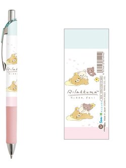 ดินสอกด Pentel Energel (Energize) ลาย Rilakkuma Close to you แท่งสีชมพู หัว 0.5