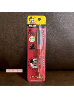 ดินสอกดเขย่าไส้ Dr.Grip ลาย Mickey 90 Years of Magic - Mickey Mouse Club สีแดง หัว 0.5