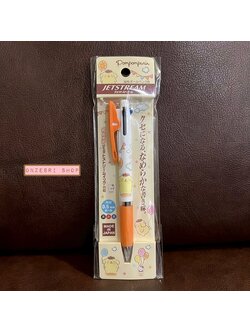 ปากกา Sanrio Jetstream 0.5 ลาย Pompompurin Balloon สีขาวส้ม หมึกมี 3 สี แดง ดำ น้ำเงิน ตรงที่เสียบเป็นแบบคลิป ติดแน่น