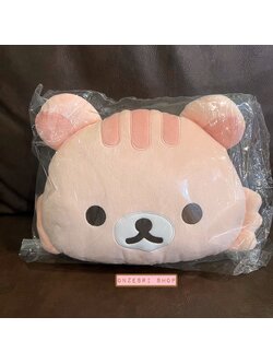 หมอนตุ๊กตาเล็ก Rilakkuma Everyone's Fully Filled (Limited) แบบกระรอก 2 in 1 - Sakura no Korisu (กระรอกซากุระ) & Lemon no Korisu (กระรอกเลม่อน) ขนาด 22 x 30 x 11 ซม. ไม่มีวางขายทั่วไป เป็นแบบต้องลุ้นกับทางหน้าร้าน San-X ที่ญี่ปุ่นเท่านั้น