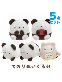 ตุ๊กตาเล็กไซส์ SS แพนด้า Hamipa จาก San-X มี 5 แบบให้เลือก