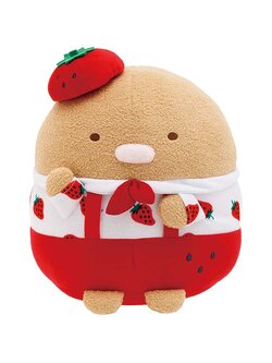 ตุ๊กตา Sumikko Gurashi x Sakuma Strawberry Milk Candy(Limited) แบบ Tonkatsu ขนาด 24 x 19 x 14 ซม. ไม่มีขายทั่วไป เป็นแบบต้องลุ้นกับทางหน้าร้าน San-X ที่ญี่ปุ่นเท่านั้น