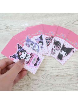 My Melody & Kuromi Sanrio Vinyl Mini Sticker สติกเกอร์กันน้ำสีสดใส แบบเล็ก ใช้ตกแต่งสิ่งต่าง ๆ ได้ ทนทานมาก มี 6 แบบให้เลือก