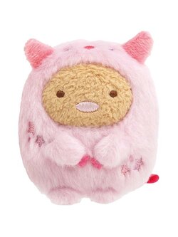 ตุ๊กตา Sumikko Gurashi Welcome to the Night Park ไซส์ SS แบบทงคัตสึใส่ชุดสัตว์ประหลาด ขนาด 6.5 x 5 x 4 ซม.
