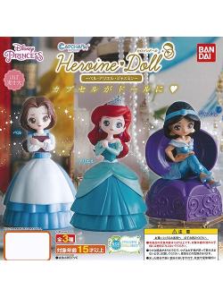Capchara Disney Princess Heroine Doll เป็นโมเดลแบบตั้งได้ น่ารักมาก มี 3 แบบให้เลือก