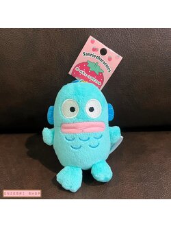 พวงกุญแจตุ๊กตา Sanrio ลาย Hangyodon ขนาด 11 x 7 ซม. วัดไม่รวมสาย