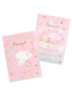 เซ็ตแฟ้ม A4 Cogimyun Party สีชมพูหวาน ๆ มี 2 แฟ้มในเซ็ต
