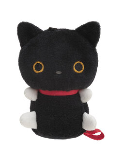 ตุ๊กตาเล็ก San-X แบบ Kutusita Nyanko ด้านบนมีที่ห้อย เอาโซ่หรือพวงกุญแจมาคล้องได้ ตรงตัวมีเม็ดถ่วงด้านใน ขนาด 7 x 6 x 3.5 ซม.