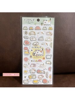 Sticker ลายแมวสามสี Kocchi-Oide (คาแรกเตอร์จาก San-X Japan) ขนาด 20 x 9.5 ซม.