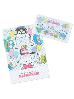เซ็ตแฟ้ม Happy Birthday Pochacco x Hapidanbui เป็นแฟ้ม A4 กับแฟ้ม Ticket Holder (เอาไปใส่หน้ากากอนามัยได้ค่ะ)