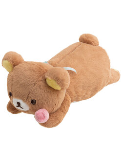 ตุ๊กตา Rilakkuma Friends of Koguma แบบนอน ถือทิวลิป แบบ Rilakkuma ขนาด 15 x 19 x 35 ซม.