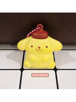 พวงกุญแจ Sanrio Characters Petanko Mascot Team Pink แบบ Pompompurin ขนาด 4.5 x 4.5 ซม.