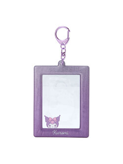 พวงกุญแจเฟรมการ์ด/โพลารอยด์/รูป/บัตร แบบขอบวิ้ง ของแท้จาก Sanrio Japan สายติ่ง สายไอดอล ต้องมี ! ขนาด 9.1 x 0.3 x 12.6 ซม. ทำจาก PVC แบบ Kuromi