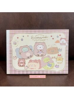 สมุดฉีก Sumikko Gurashi Ouchi de Kuma แบบสีน้ำตาล ขนาด 14.8 x 10.5 ซม. มี 4 ลาย รวม 100 แผ่น
