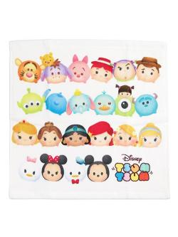 ผ้าขนหนูแบบสี่เหลี่ยม Disney Tsum Tsum ลายสวย ขนาด 34 x 36 ซม.