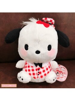 ตุ๊กตา Pochacco Strawberry Diner Cafe (Limited) ขนาด 22 x 19 x 10 ซม. ไม่มีวางขายทั่วไป มีเฉพาะที่คาเฟ่เฉพาะกิจที่ญี่ปุ่นเท่านั้น