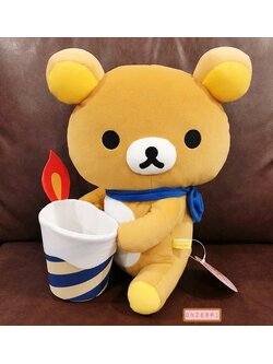 ตุ๊กตา Rilakkuma Candle ตรงเทียนทำเป็นที่ใส่ของได้ ขนาด 38 x 25 ซม.