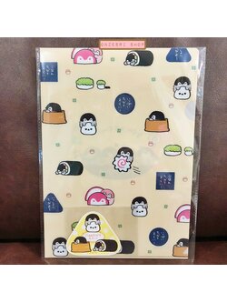 แฟ้ม A4 Koupen Chan Sushi แบบสีเบจ