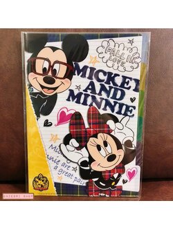 แฟ้ม A4 แยกใส่เอกสารได้ 5 ช่อง ลาย Mickey & Minnie Campus