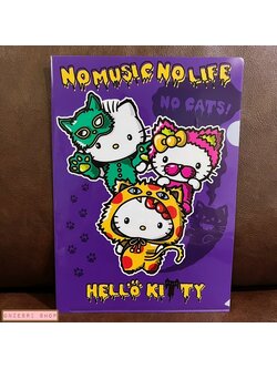 แฟ้ม A4 HELLO KITTY x TOWER RECORDS JAPAN (Limited) สีม่วง