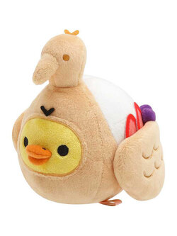 ตุ๊กตา Rilakkuma Retro Sweets Series (Limited) แบบ Kiiroitori Swan Cream Puff ขนาด 14 x 13 x 15 ซม.