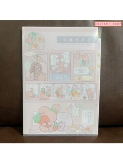 แฟ้ม A4 ลายหมีกระต่าย Kumausa and Carrot แยกใส่เอกสารได้ 5 ช่อง